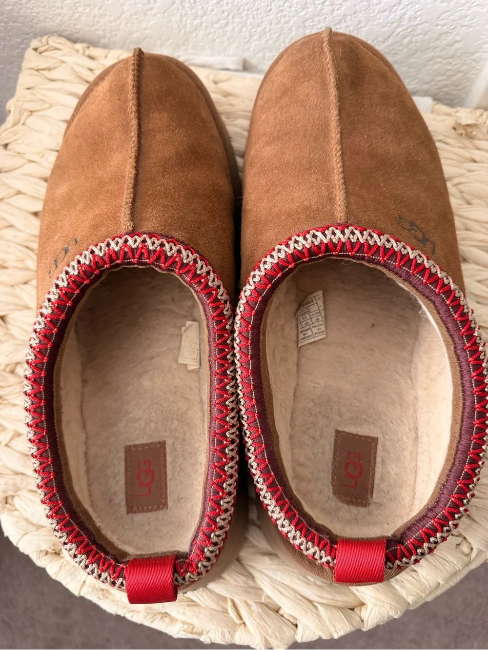 UGG chestnut suede